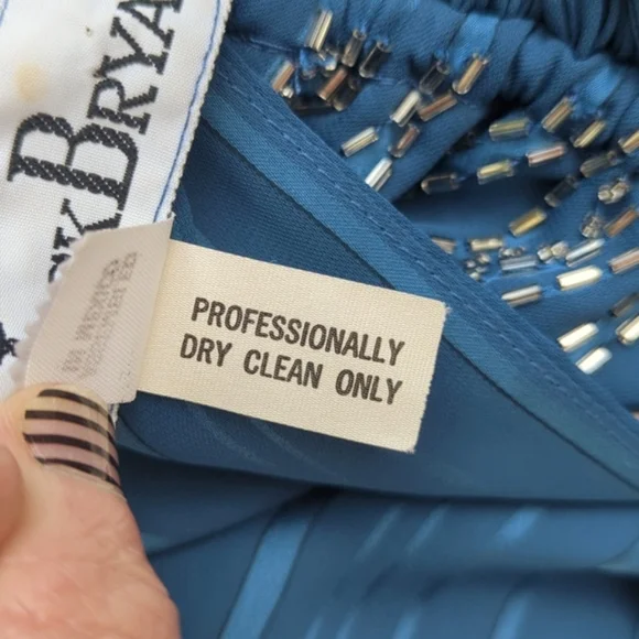 True Vintage Jack Bryan 70's Hollywood Glam Chevron Beaded Pleated Maxi - Picture 16 of 16